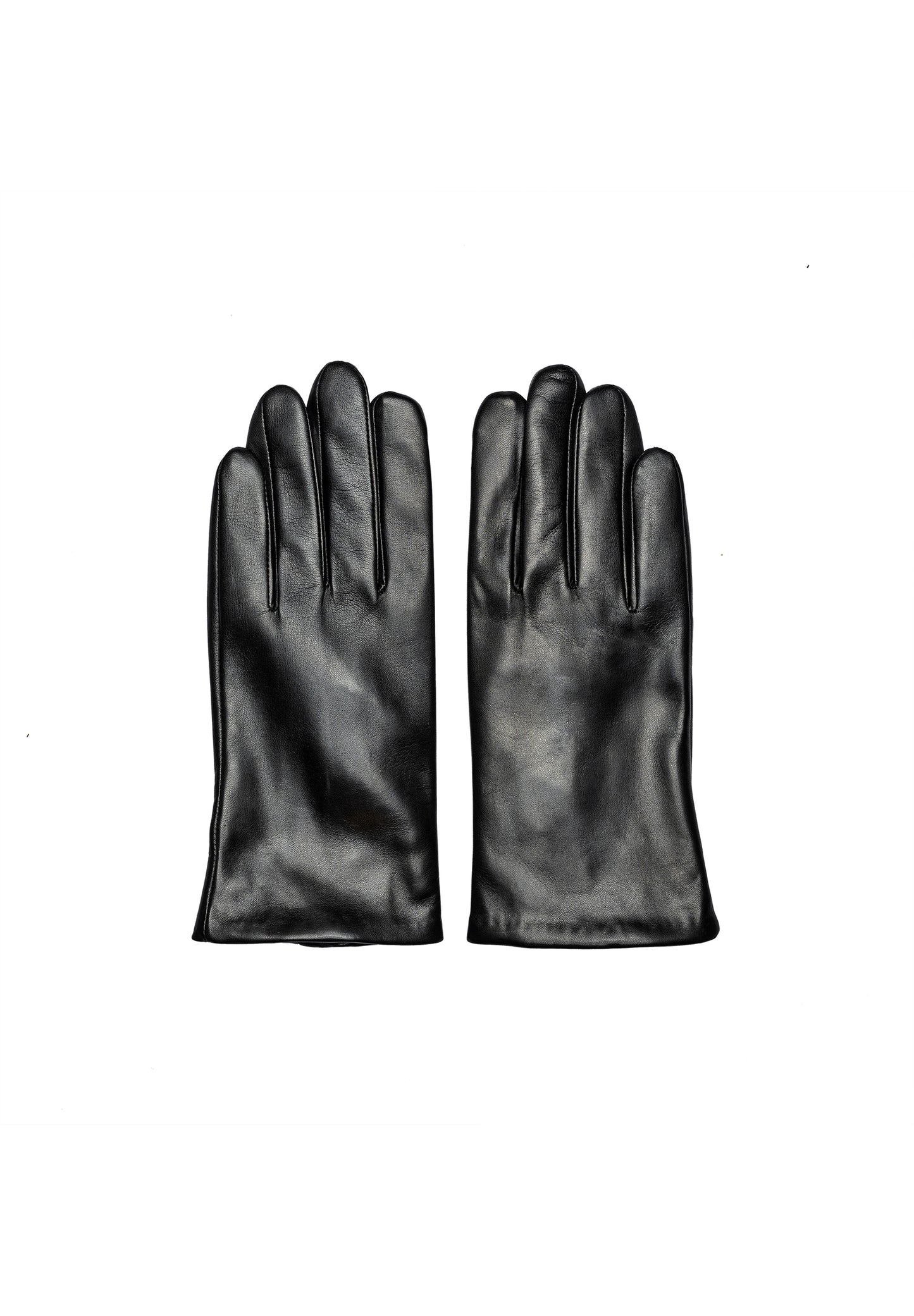 Stacey Plain Skinnhansker - Svart