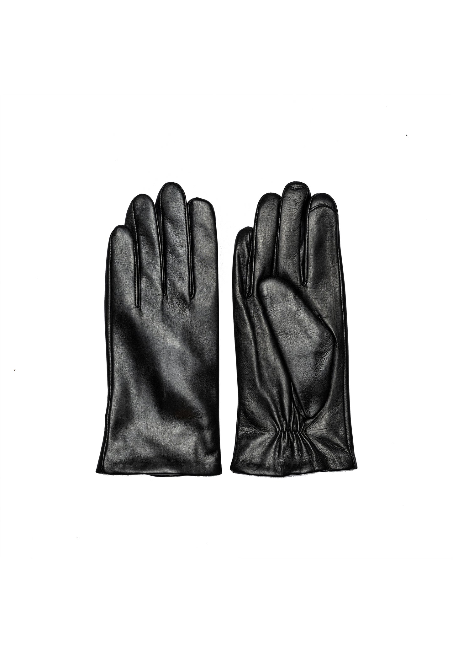 Stacey Plain Skinnhansker - Svart