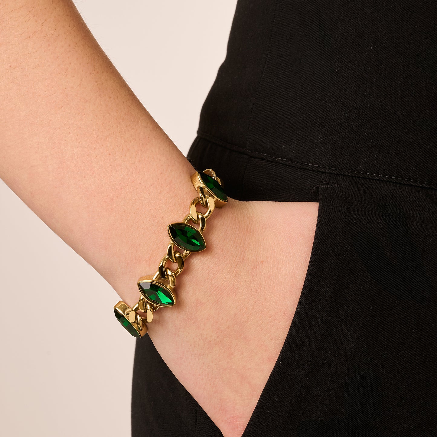 Armbånd ZELKO SG EMERALD GREEN