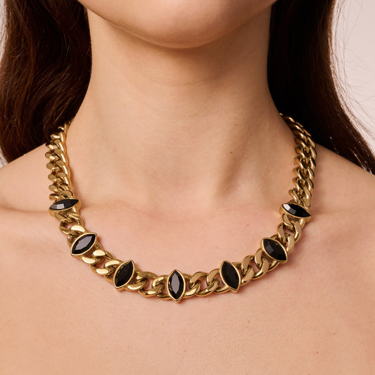 Halskjede PUNICA SG BLACK