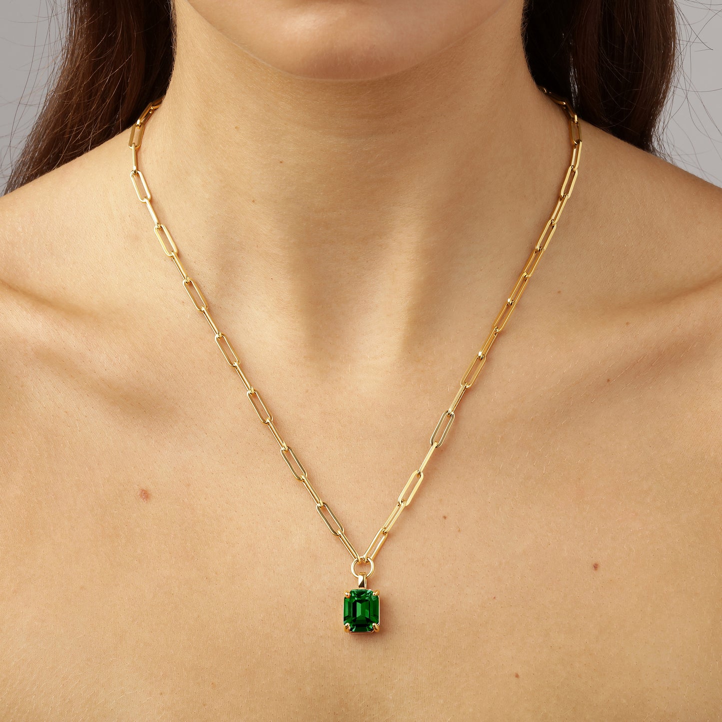 Halskjede OCTA SG EMERALD GREEN