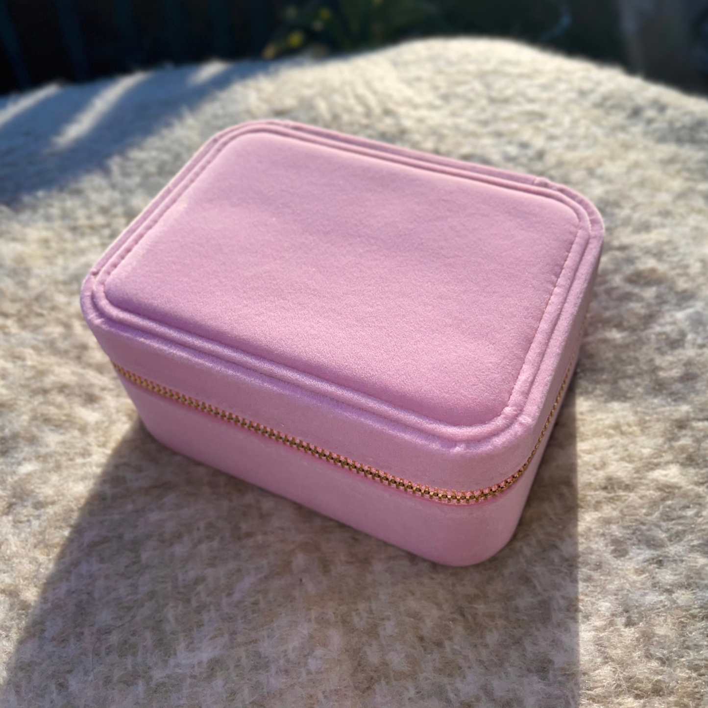 Smykkeskrin ROSE VELVET JEWELLERY BOX