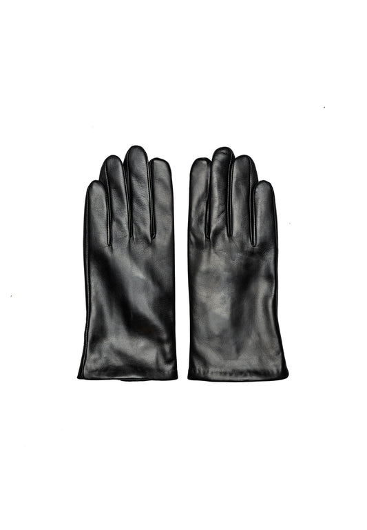 Stacey Plain Skinnhansker - Svart
