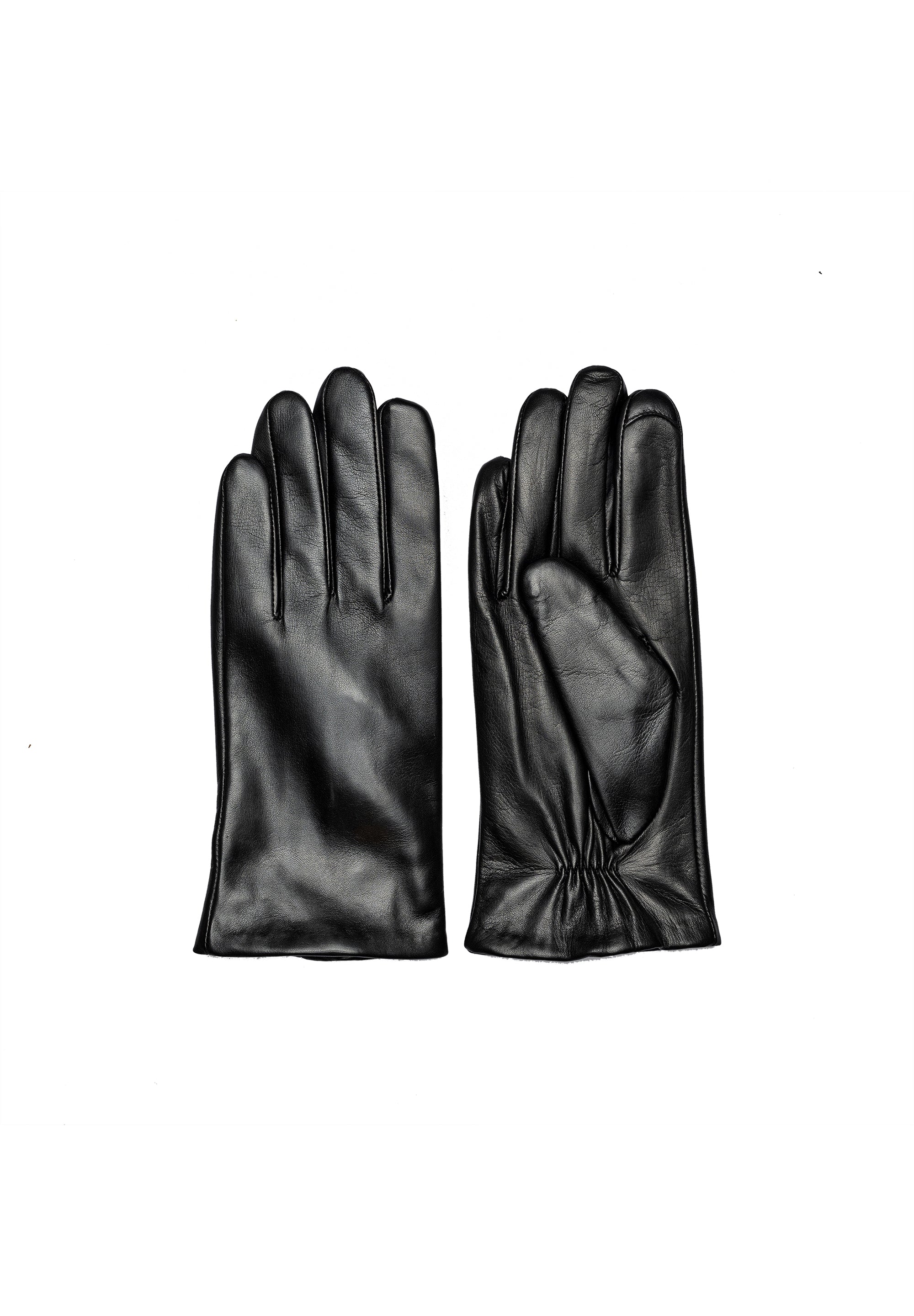 Stacey Plain Skinnhansker - Svart