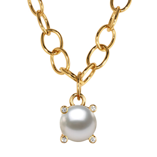 Halskjede RAMINA SG WHITE PEARL