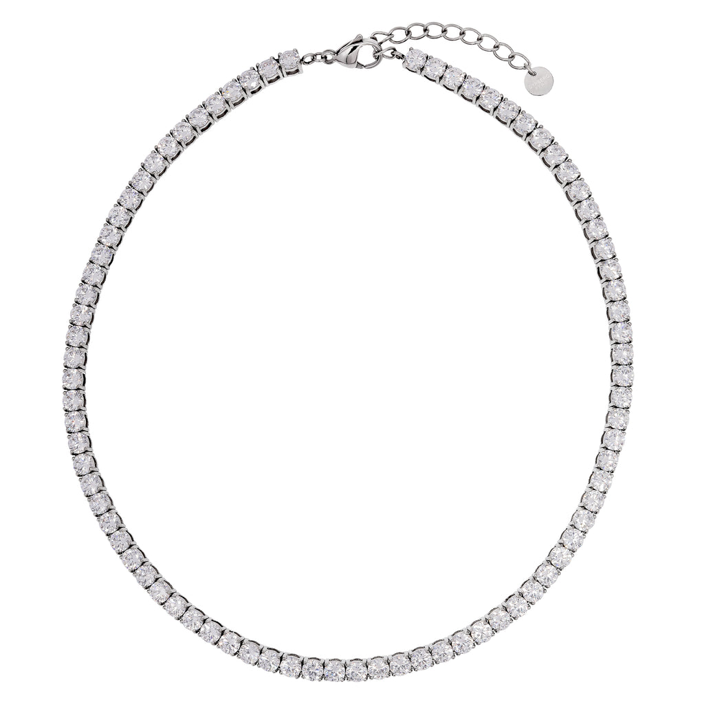 Halskjede SNAKE SS CRYSTAL