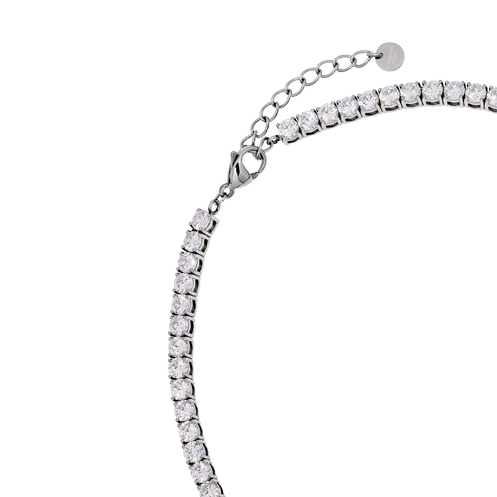 Halskjede SNAKE SS CRYSTAL