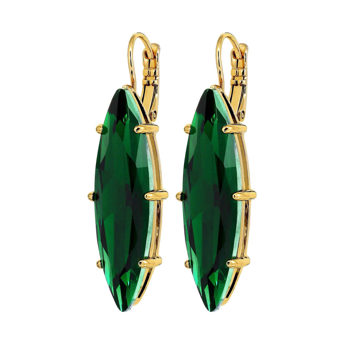 Øredobber KALAY SG EMERALD GREEN