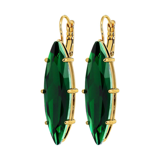 Øredobber KALAY SG EMERALD GREEN