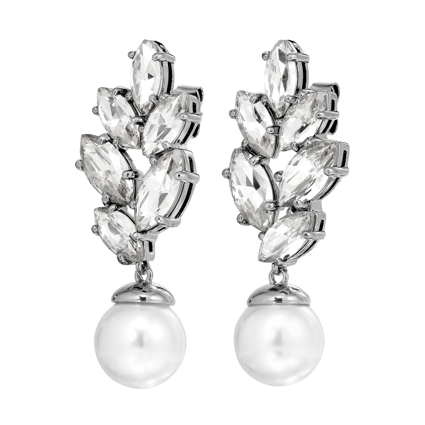 Øredobber BALETE SS CRYSTAL_WHITE PEARL