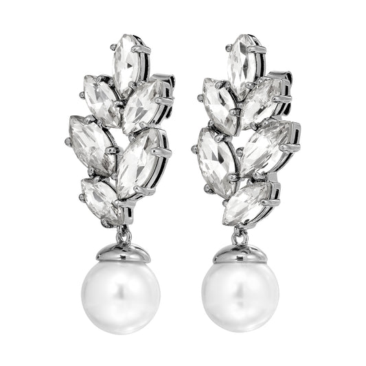 Øredobber BALETE SS CRYSTAL_WHITE PEARL