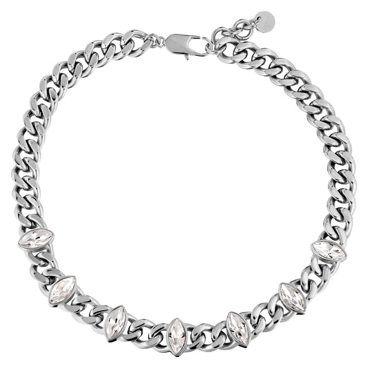 Halskjede PUNICA SS CRYSTAL