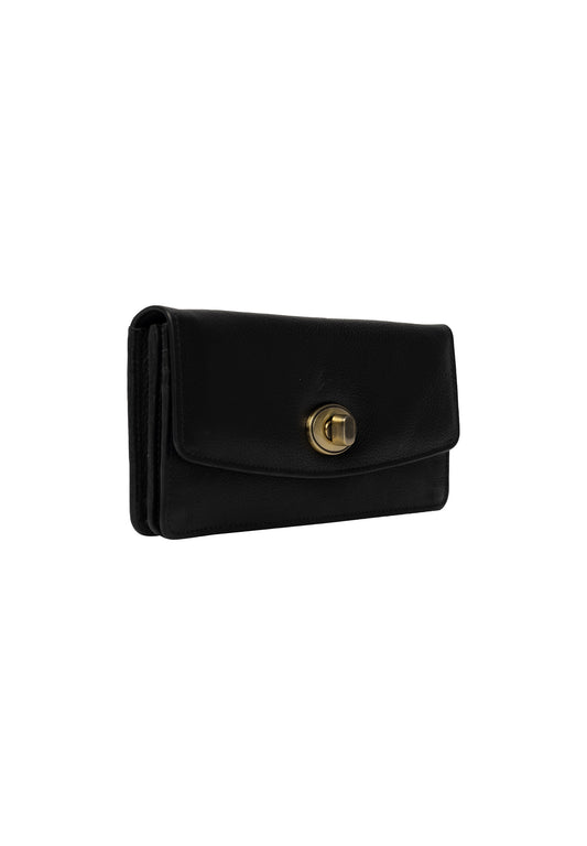 Moa Lommebok Stor - Svart