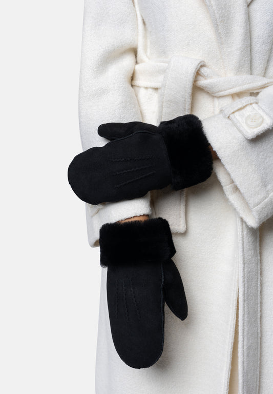 Kasa Skinnvotter - Svart