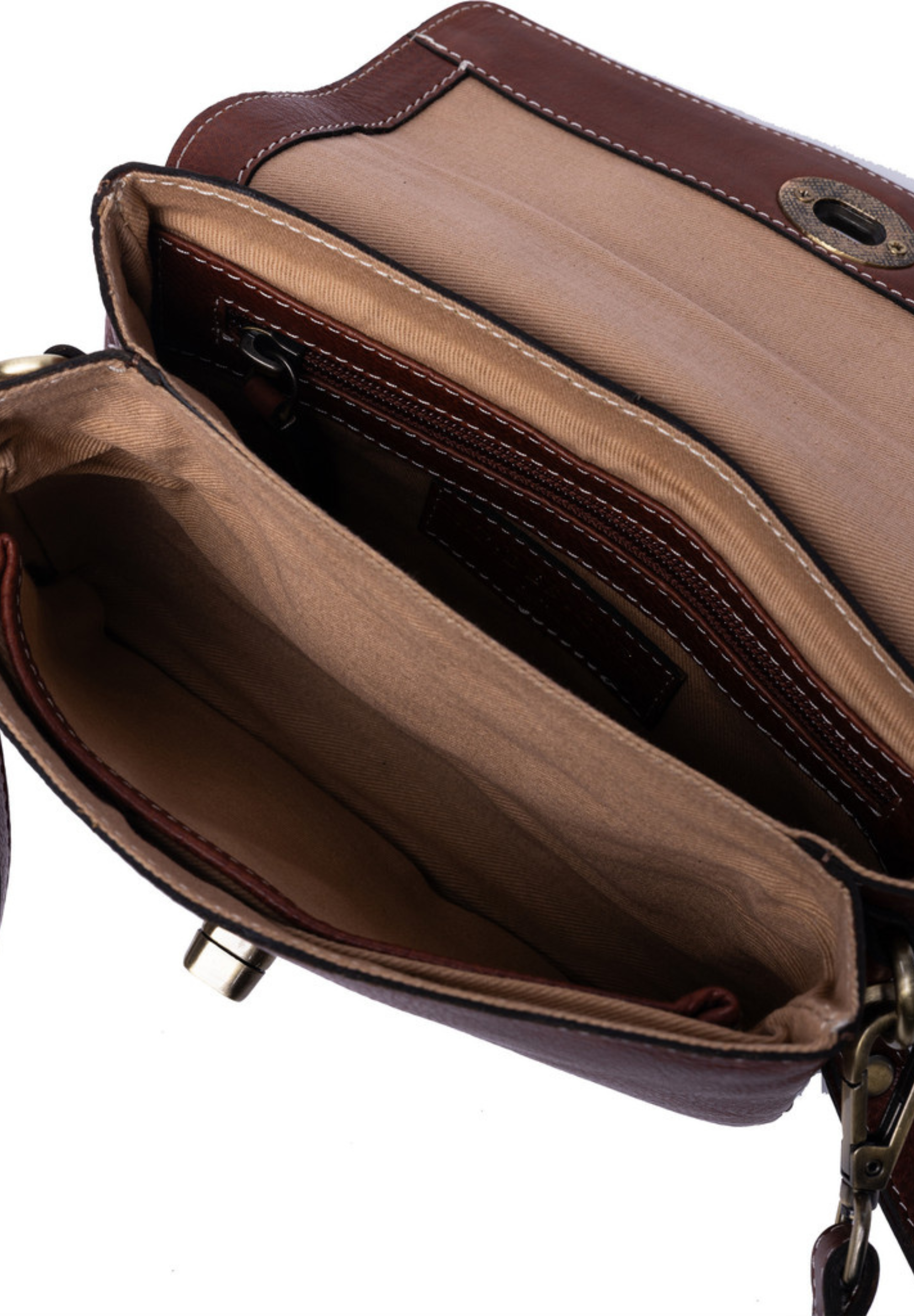 Nisha Clutch - Cognac