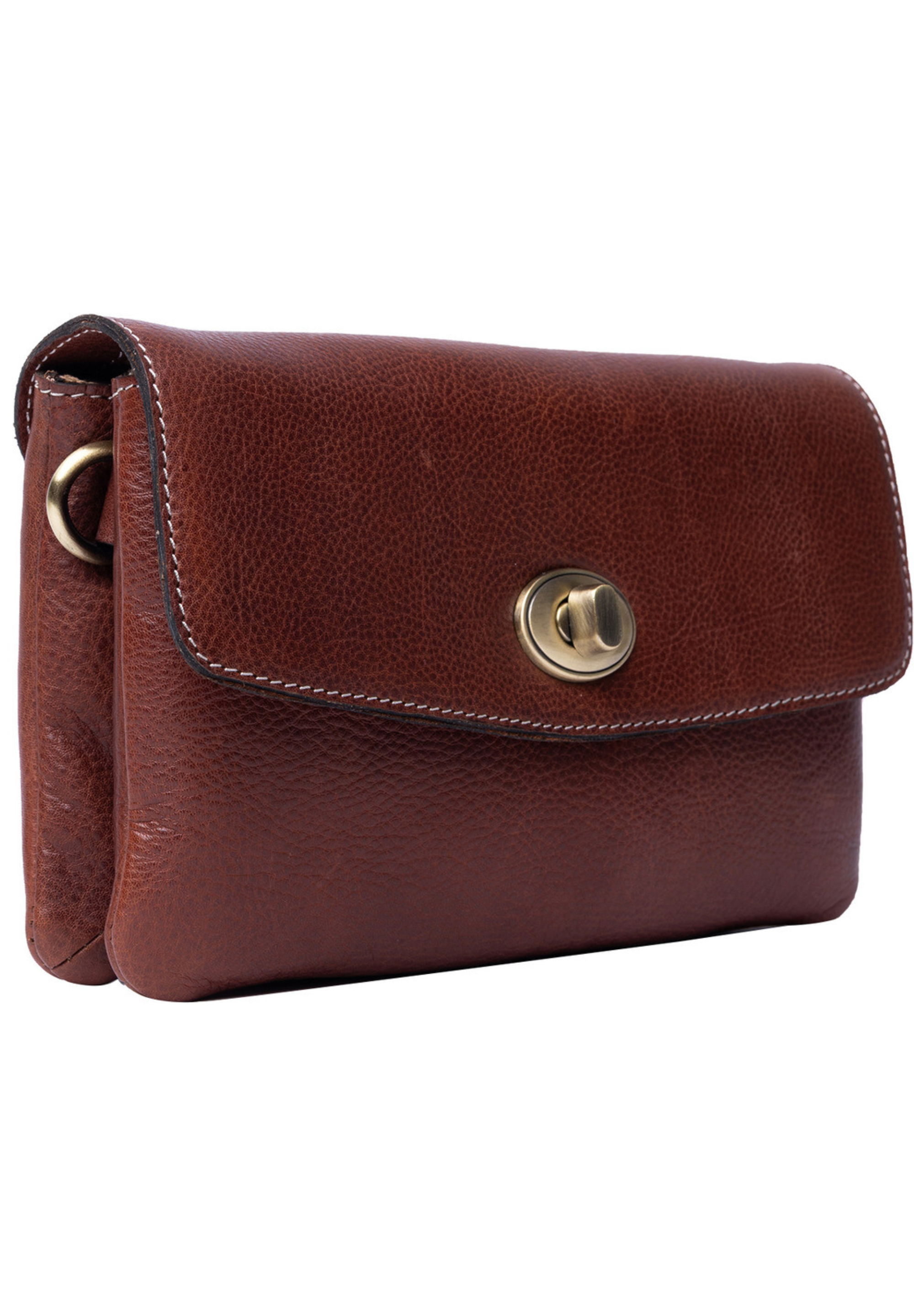 Nisha Clutch - Cognac