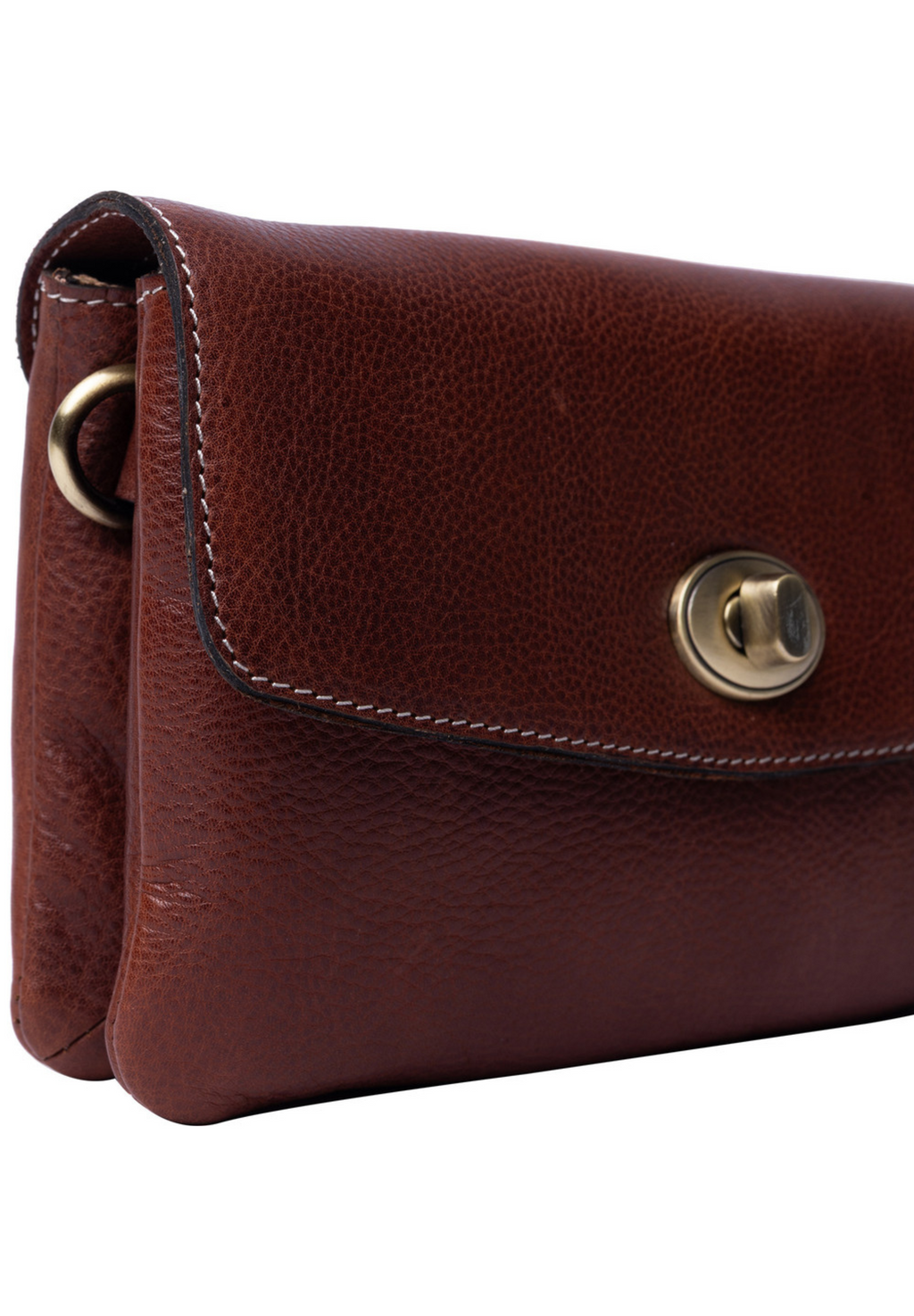 Nisha Clutch - Cognac