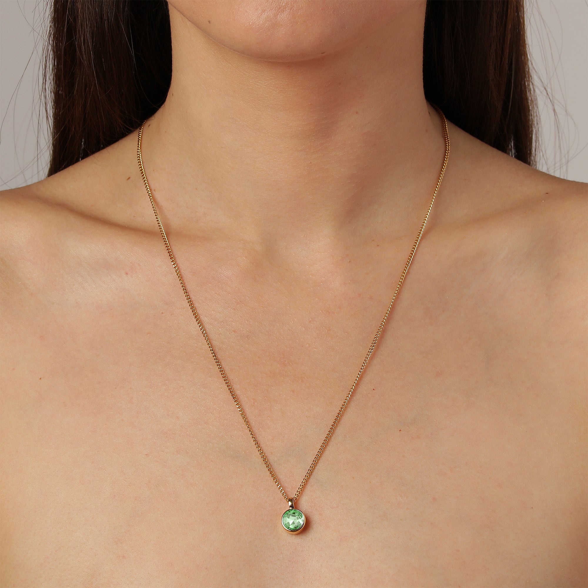 Halskjede ETTE SG LIGHT GREEN