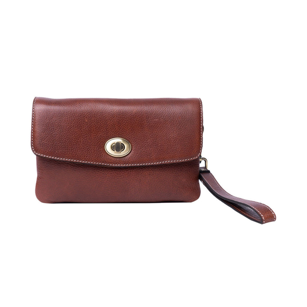 Nisha Clutch - Cognac