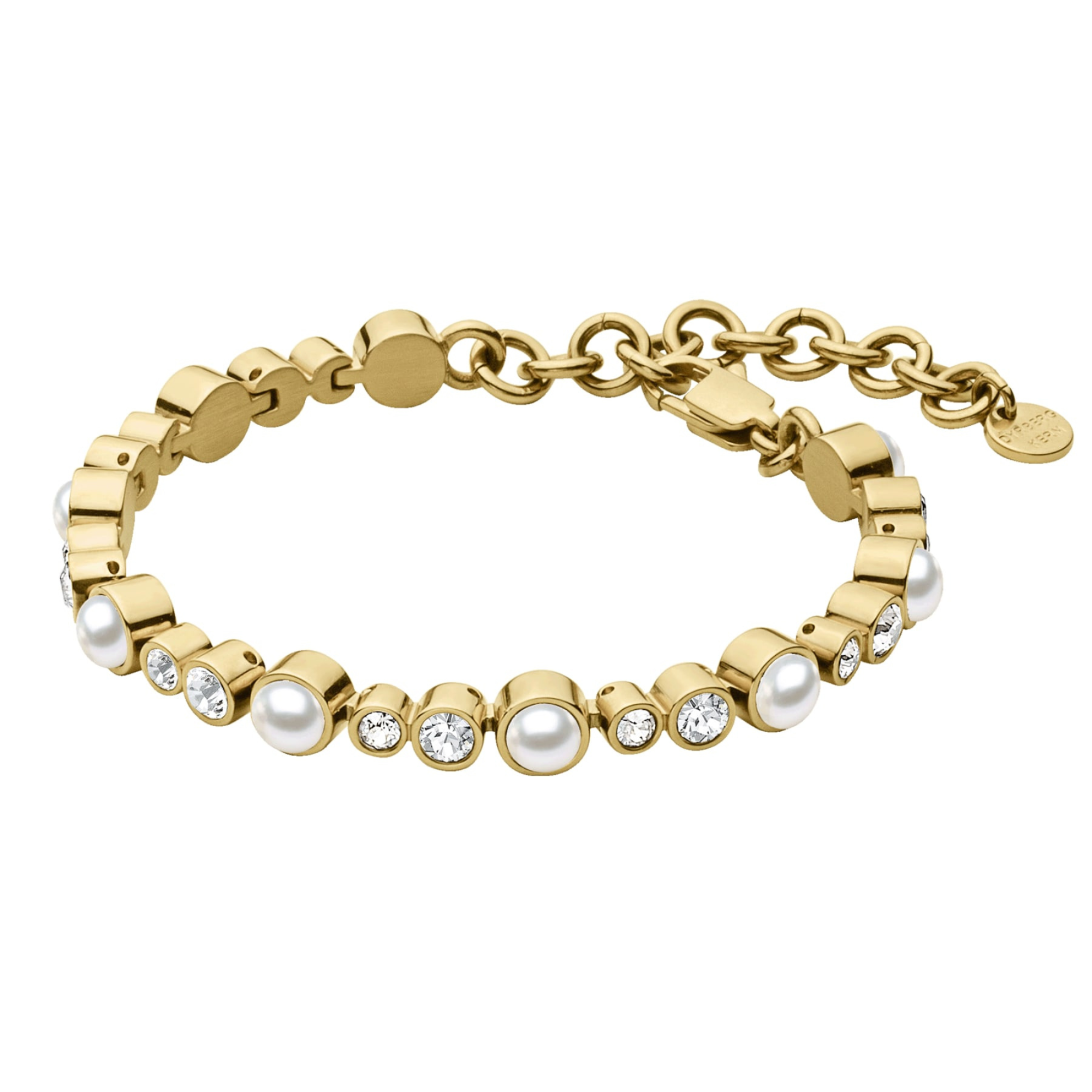 Armbånd SACHA SG CRYSTAL WHITE PEARL