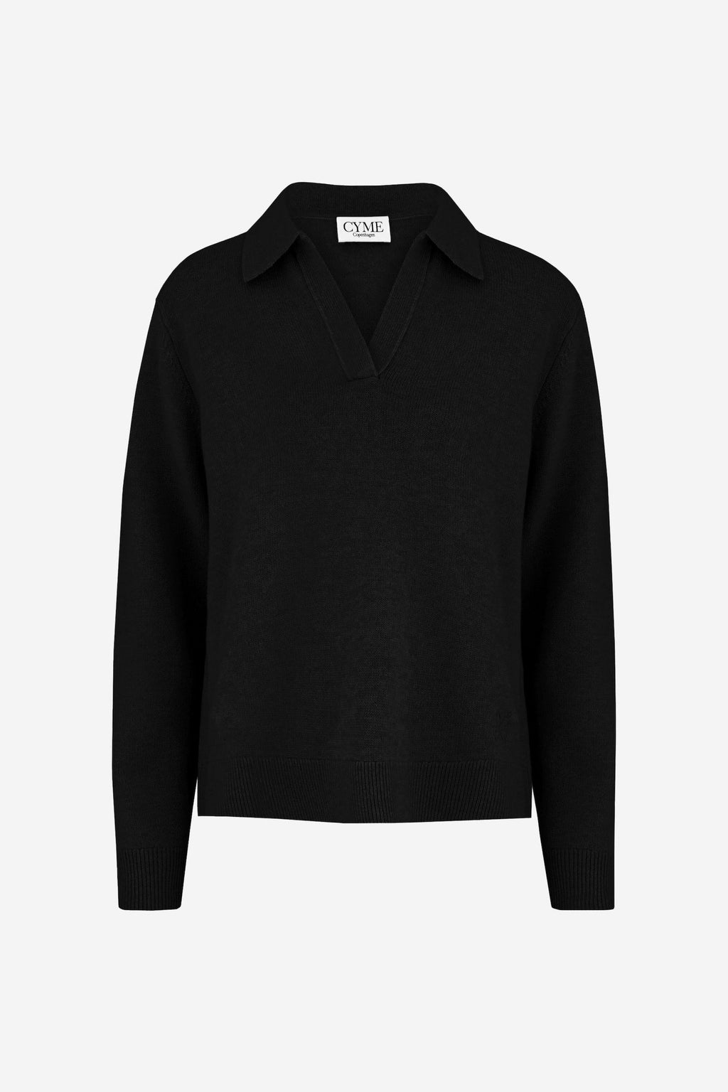 Grace Polo Genser – Sort