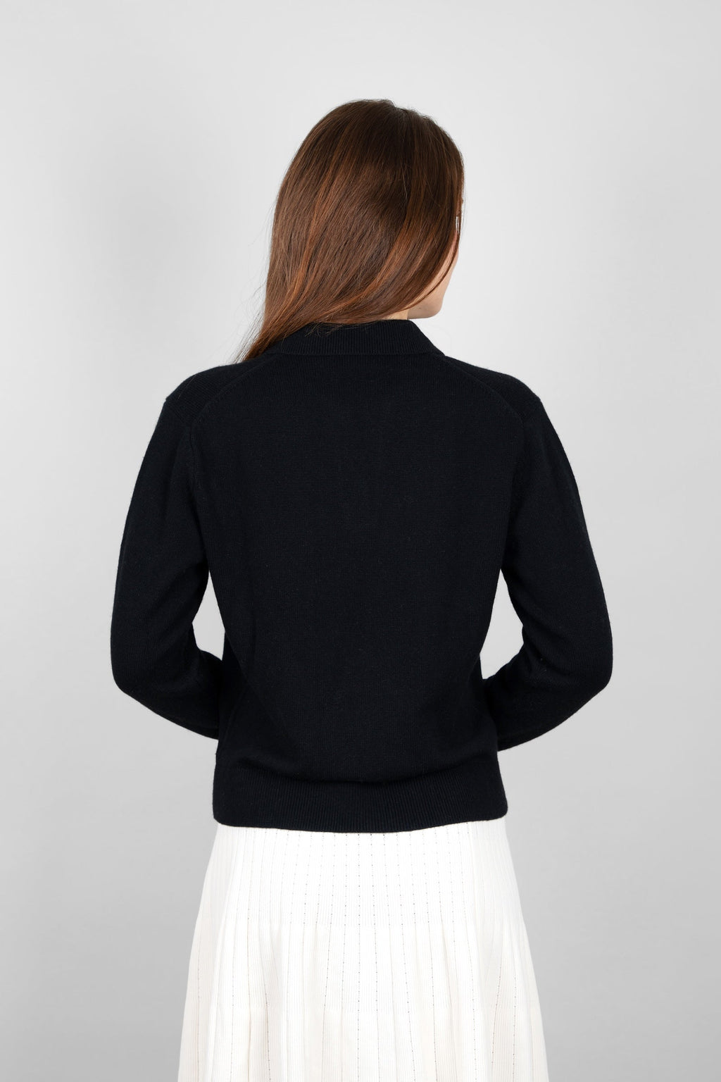 Grace Polo Genser – Sort