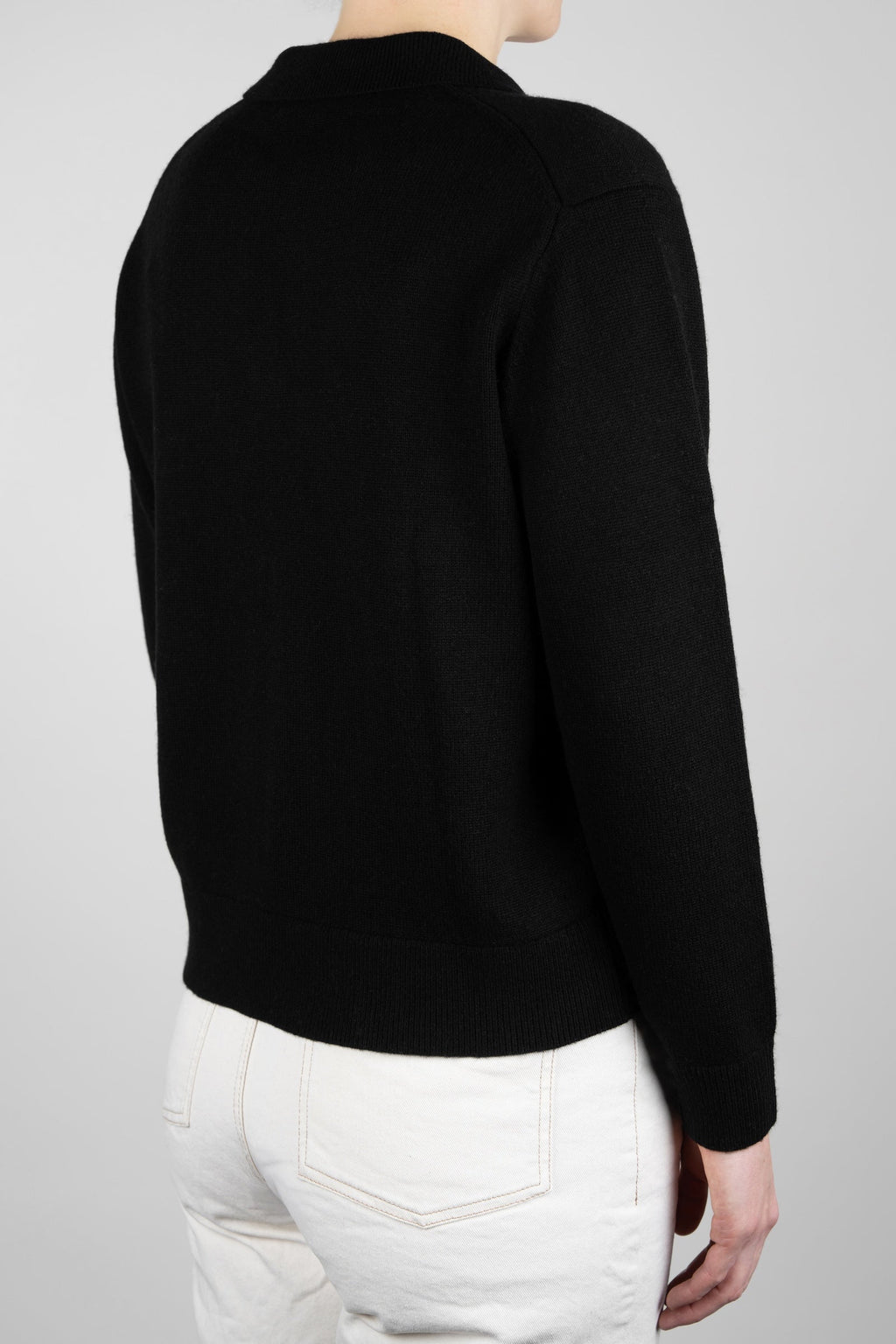 Grace Polo Genser – Sort